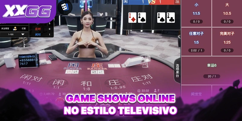 Game Shows online no estilo televisivo