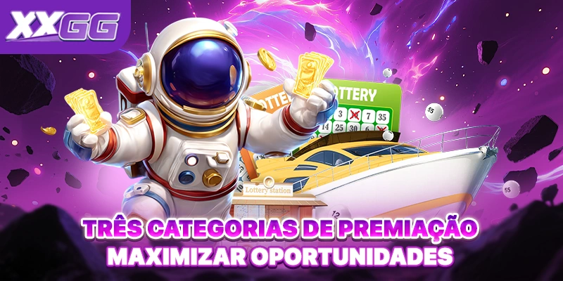 Três categorias de premiação maximizar oportunidades