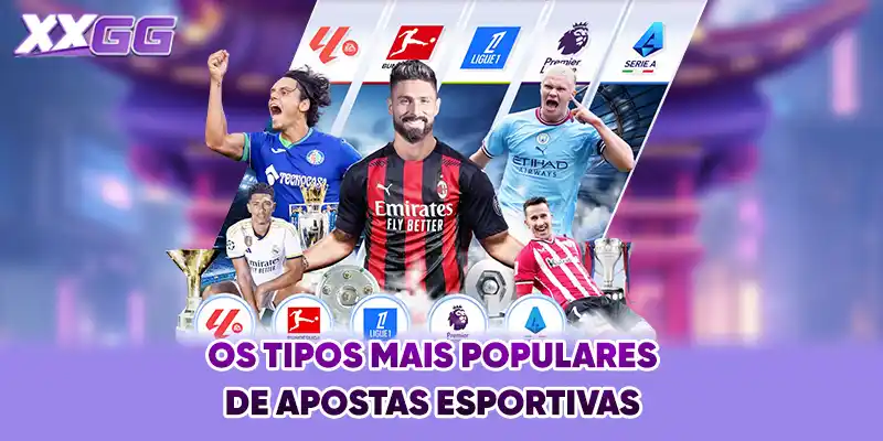 Os tipos mais populares de apostas esportivas